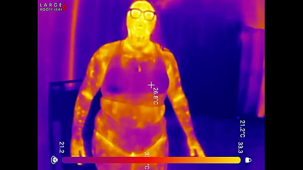 Sports bra try on boob bounce tests naked twerk tease thermal pov 4k landscape 