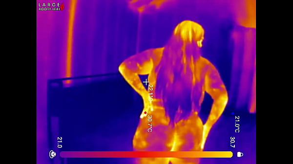 Sports bra try on boob bounce tests naked twerk tease thermal pov 4k landscape
