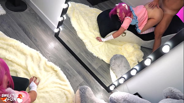 Pink_Haired Girl Deep Sucking Dick and had Anal Sex_until Cum Inside