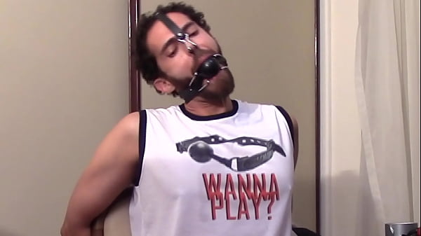 Behind The Scenes Angle 1. Lino For The First Time In Bondage Makes A Test To Choose Which Type Of Gag Will Fit Best With His Face, His Mouth And The Scenes We Are Going To Shoot. thumbnail