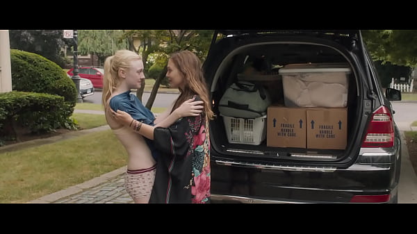 Horny sexy dakota fanning is left in her underwear 