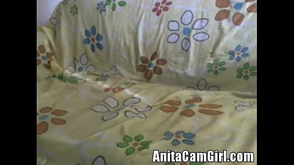 Natural_busty girl sucks a banana