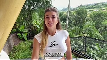 Nonton Vlog Bali - I Get My Pussy Filled On The Terrace Of My Airbnb thumbnail