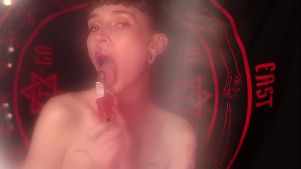 Blasphemic Whore Fucks Her Pussy thumbnail