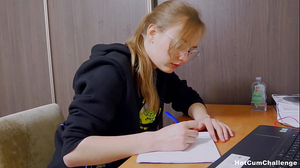 Play MP4 - StepDaughter gets her first anal creampie