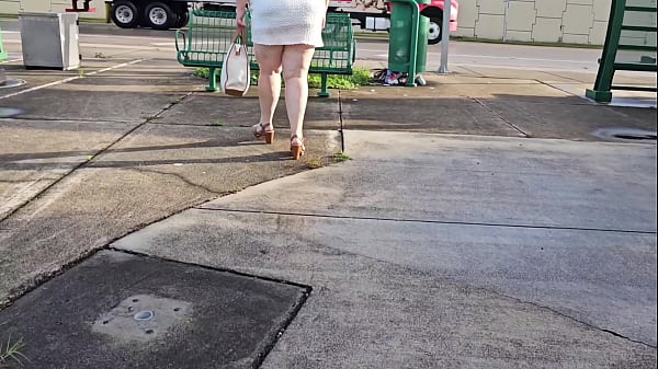 Bbw Ssbbw Mature Pawg Hijab Milf Masturbating With Big Dildo Publicly Outdoor At Bus Stop With Cars Passing By - Big Ass, Big Butt, Big Fat Ass, Fat Girl, Big Booty, Huge Ass, Orgasm thumbnail