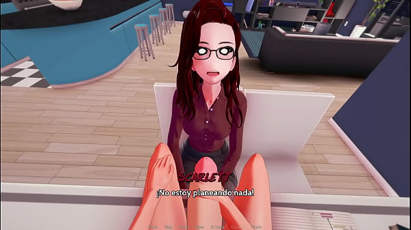 Profesora entra debajo de la mesa pra jugar con el pene de su estudiante 