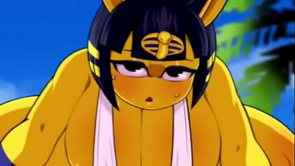 Ankha riding a cock