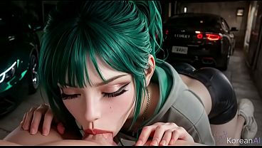 I Left Bright Finger Marks On This Horny Asian's Fragile Thighs While My Huge Cock Slammed Into Her Balls Deep [ai] thumbnail