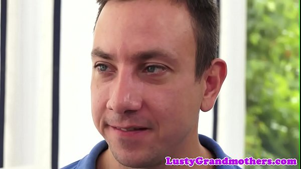 Play MP4 - Hairy granny riding big young cock