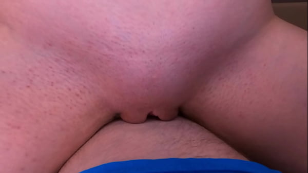 beautiful student jumps on her best friend's_leg and moans