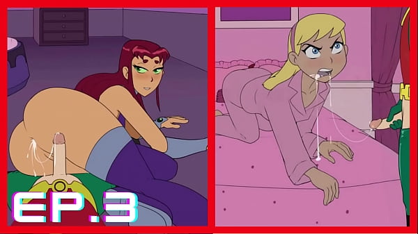 Doinganal with Starfire and_giving blonde a_facial 18Titans_Episode_3