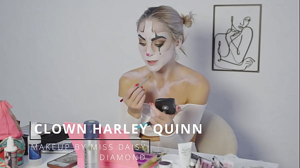 Harley quinn makeup tutorial by miss daisy diamond for halloween