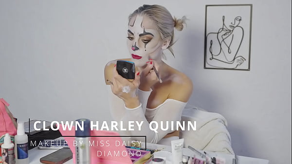 Harley quinn makeup tutorial by miss daisy diamond for halloween 