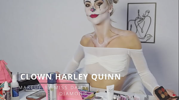 Harley quinn makeup tutorial by miss daisy diamond for halloween