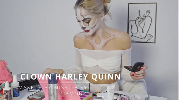 Harley quinn makeup tutorial by miss daisy diamond for halloween 