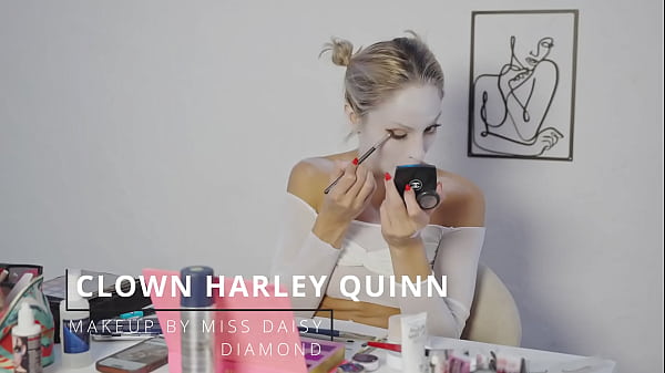 Harley quinn makeup tutorial by miss daisy diamond for halloween
