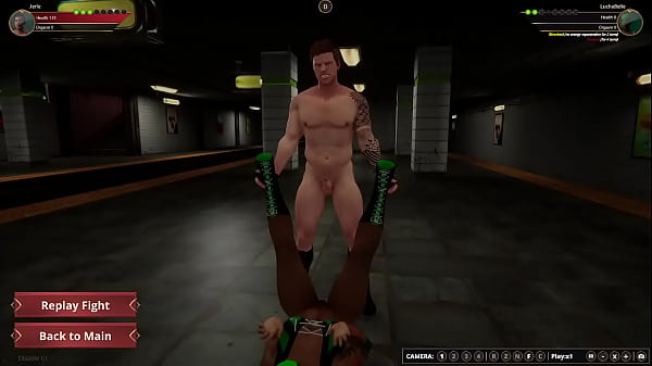 Jerle vs luchabelle nf3d mixed mma combat maledom 