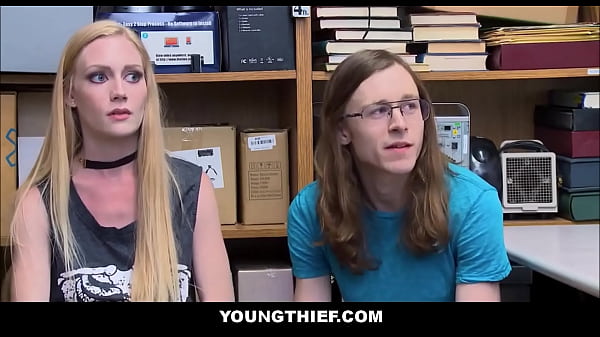 SkinnyShoplifter Fucked By Guard In Front Of_Her Boyfriend Emma Starletto