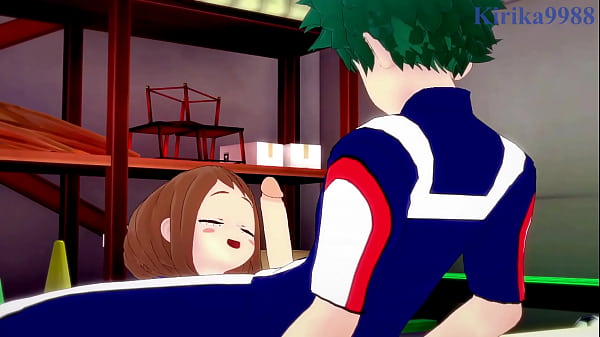 Play MP4 - Ochako Uraraka and Izuku Midoriya intense sex&period; - My Hero Academia Hentai