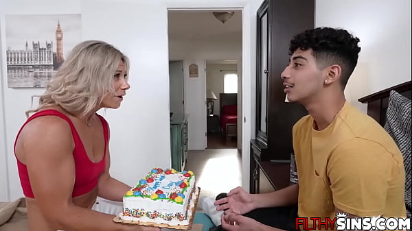 Stepson cannot resist his stepmoms seducing moves on him