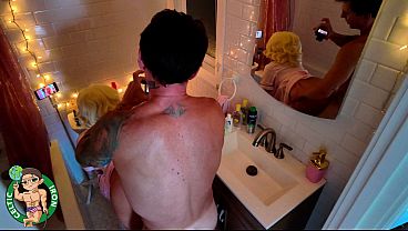 Blonde Big Boobs Bathroom Doggystyle Vivianne DeSilva