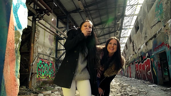 Play MP4 - Two German best Girl Friends Julia Parker and Maria Gail talk to risky no Condom FFM 3Some Sex at Lost Place