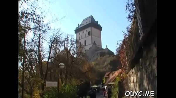 Vigorous young brunette Helen getsbanged