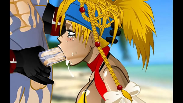 Rubia hentai recibe una buena follada de boca con corrida interna