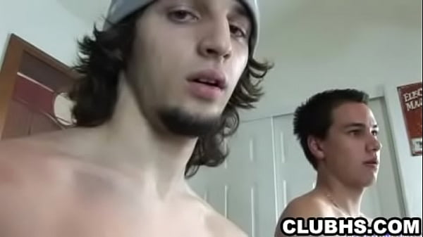 Two horny hunks tugging on their rock hard cocksm 3 