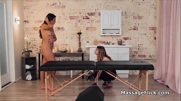Ass fingering and_rimming massage on bolster