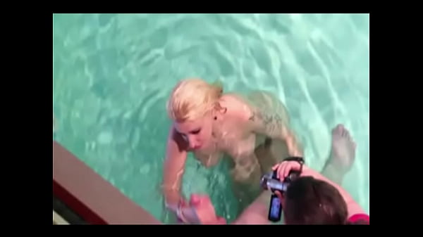 Sexy Tia Spied_while filming professional porn_extreme_hot poolscene