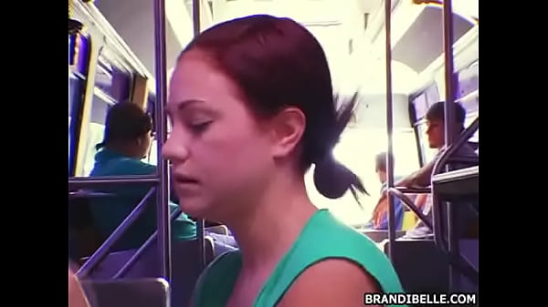 Play MP4 - Bus Blowjob - Brandi Belle
