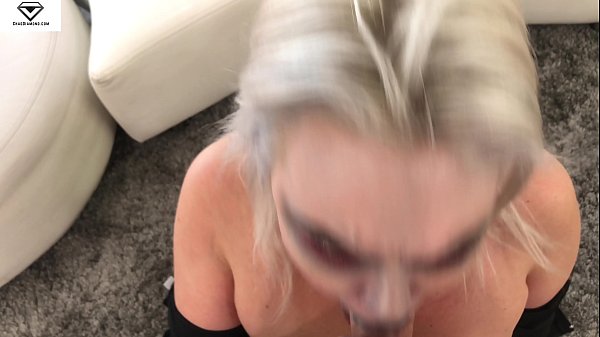 Big Breasted AliceFrost Halloween Skeleton Blowjob & TittyFucking