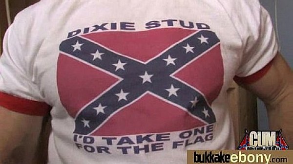 Huge cocks cover their black face in cum 21 