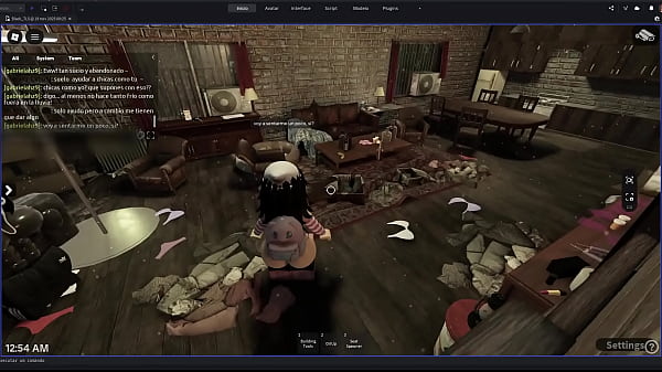 Chica escapa de la lluvia y termina siendo penetrada por un desconocido en un apartamento abandonado en roblox 