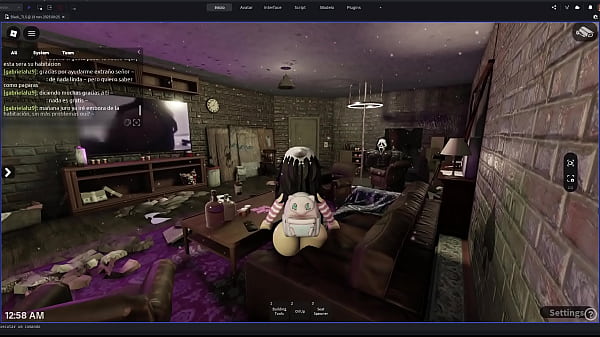 Chica escapa de la lluvia y termina siendo penetrada por un desconocido en un apartamento abandonado en roblox