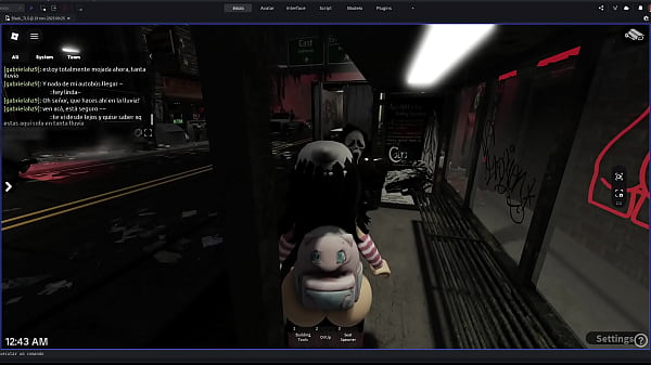 Chica escapa de la lluvia y termina siendo penetrada por un desconocido en un apartamento abandonado en roblox