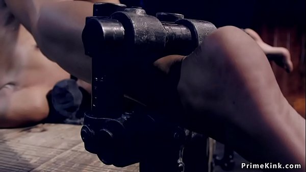 Hot_ass ebony in strait jacket tormented