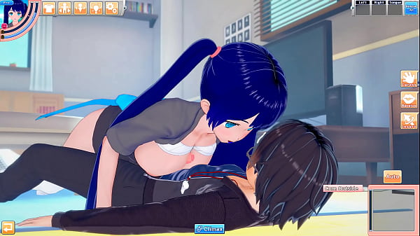 Naho is a samurai girl master of the blade and cock 