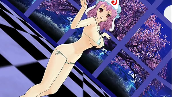 Yuyuko Saigyouji touhou mmd r18