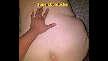 White Superchub taking big dick on bed 