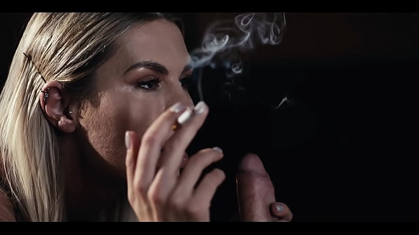 Sexy Mistress Tasting Cum Straight From Her Pussy While Smoking - Zlata Shine Smoke Cigarette Fetish 