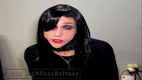 Big N Sexy Britney Goes Goth! - Goth Chick Blowjob and HUGE Facial - Promo Video (1 Min SFW Teaser) 