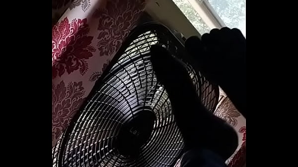 Teaser in socks with toes 