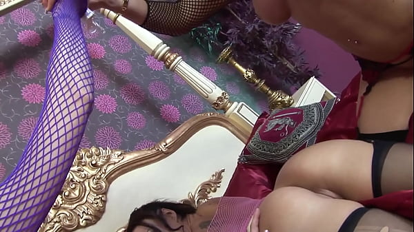 A lesbian threesome with Brooke Jameson and Cindy Behr with huge breasts 