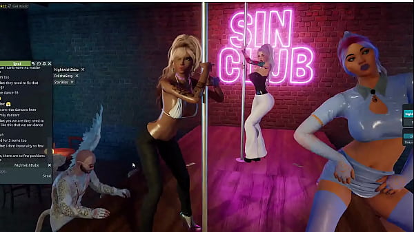 Sexi Nightwiush baby and_Milena dancing and kisses