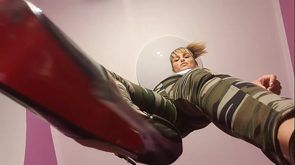 Play MP4 - put on his knees&comma; ask to jerk off under the bill and eat his sperm