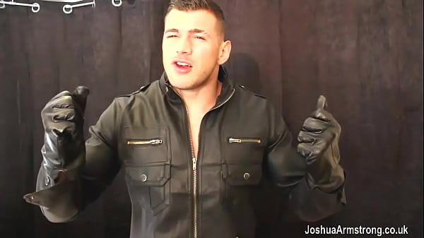 Cocky Leather Wanking 