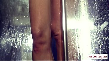 Eroutique - Gorgeous Model Marie Explodes With G-Spot Squirting Orgasm On The Stairs